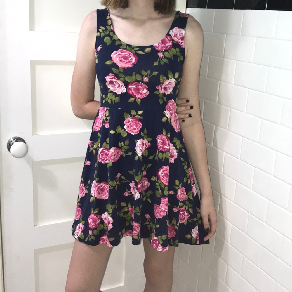 Floral Skater Sundress